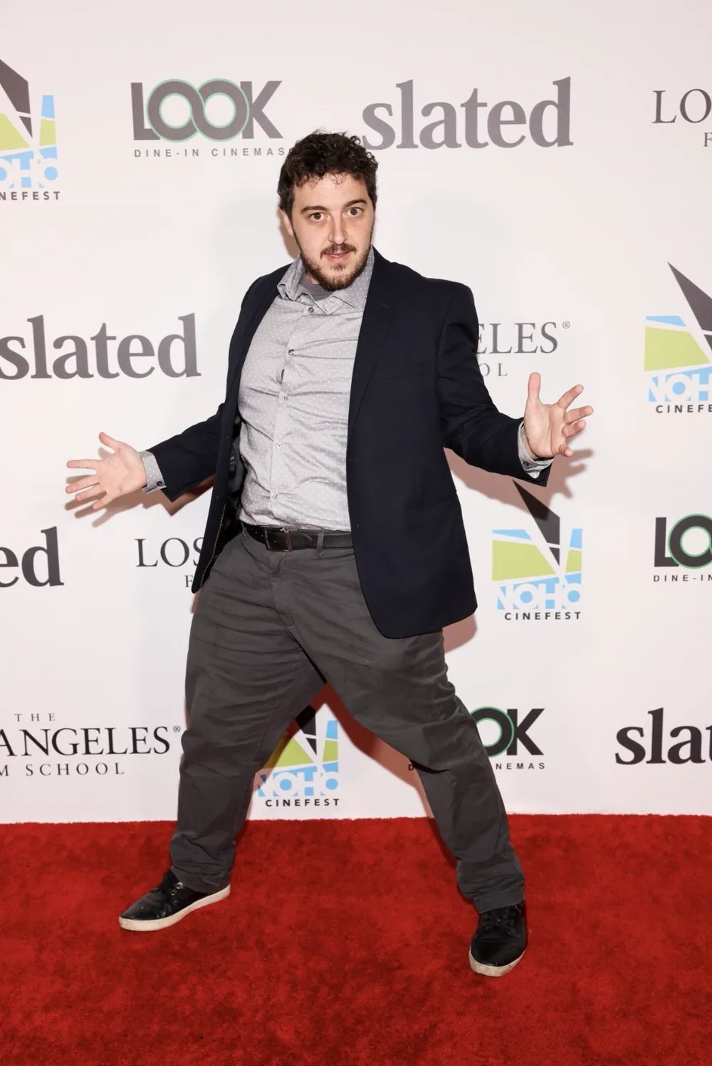 Ricky DeRosa on the red carpet at NoHo CineFest
