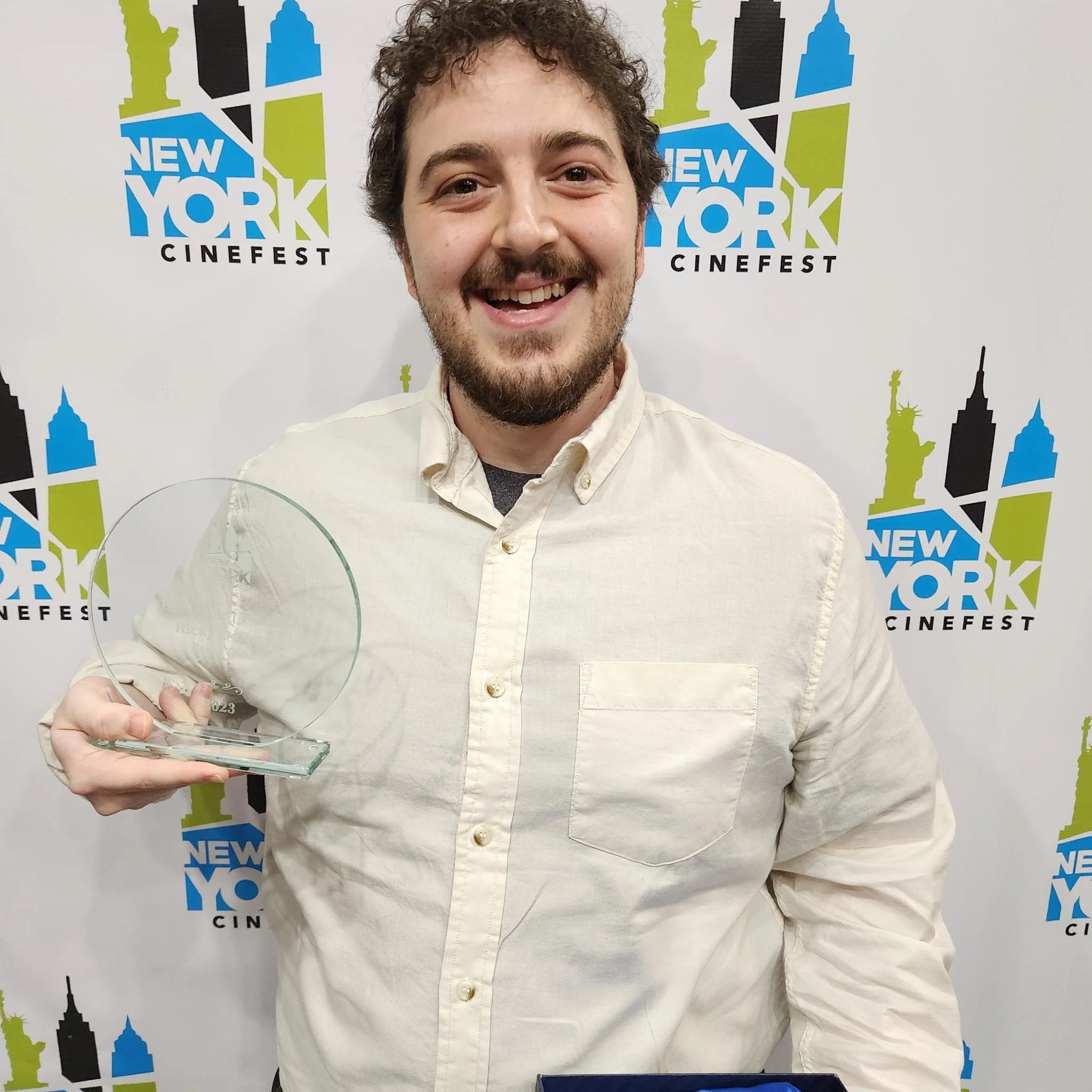 Ricky DeRosa at a film festival