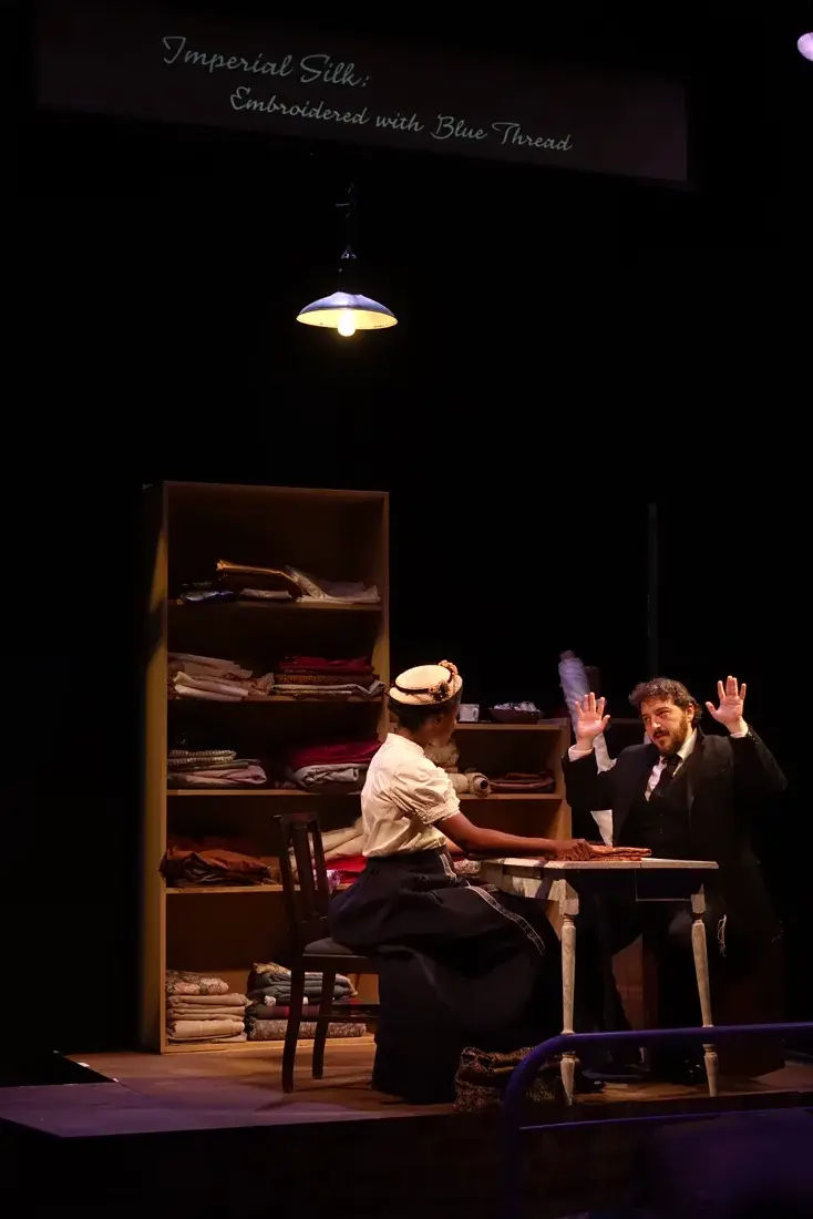 Stage scene from Intimate Apparel